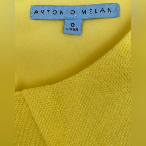 ANTONIO MELANI NWT Addy Canary Chic Moment Dress - Picture 8 of 9